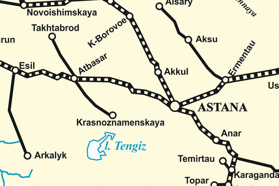 Развитие железнодорожного узла Астана